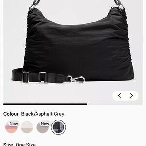 Convertible Ruched Crossbody Bag
Large 16L